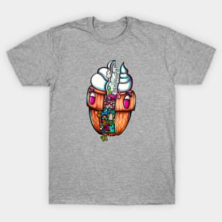 splitting ice cream T-Shirt